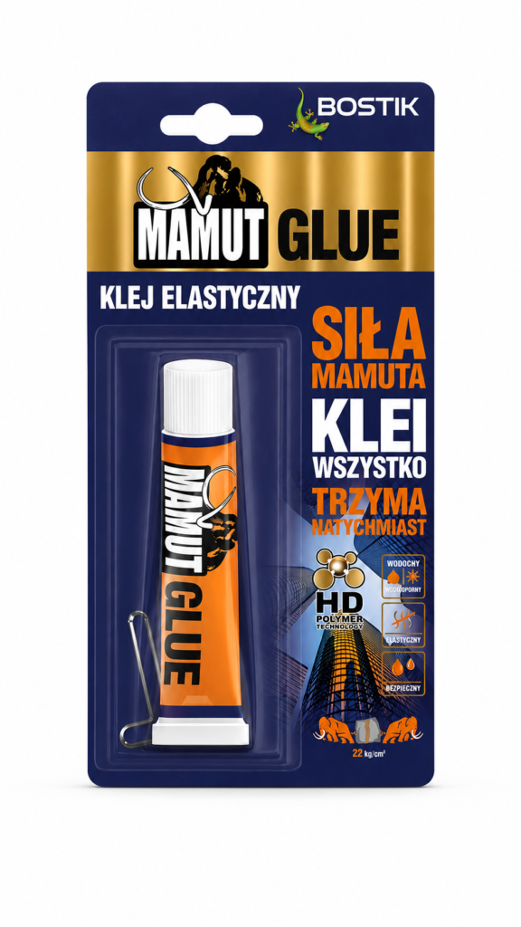 bostik 25ml BOSTIK KLEJ MAMUT GLUE Mały Klej uniwersalny 25 ml biały